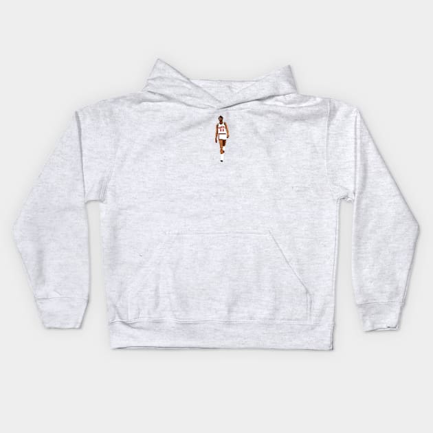 Kareem Bucks Pixel Walk Kids Hoodie by qiangdade